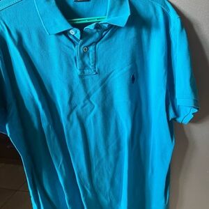 Polo by Ralph Lauren Men's Blue Polo Shirt